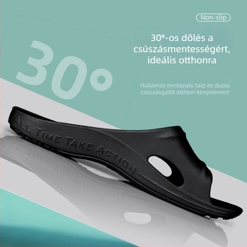 Atta férfi PVC papucs injekciózott talppal – mindennapi beltéri papucs