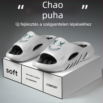 Férfi papucs talpmasszázzal, csúszásmentes, EVA anyag