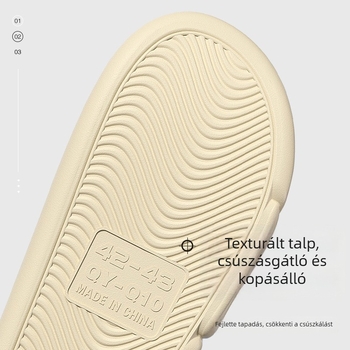 Férfi PVC papucs nyárra – strand és otthon, csúszásmentes és szagálló, PVC felsőrész és talp, fiatalos stílus (PVC felsőrész & talp; slip-on; anti-slip; odor-resistant; Summer 2024)