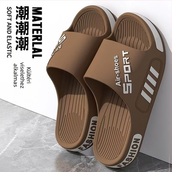 Férfi flip-flop PVC felsőrésszel, EVA talppal, Leisure stílus, injektált talp