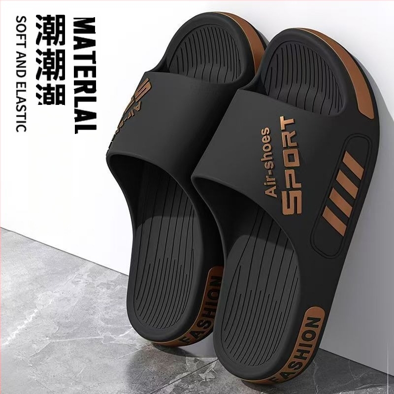 Férfi flip-flop PVC felsőrésszel, EVA talppal, Leisure stílus, injektált talp