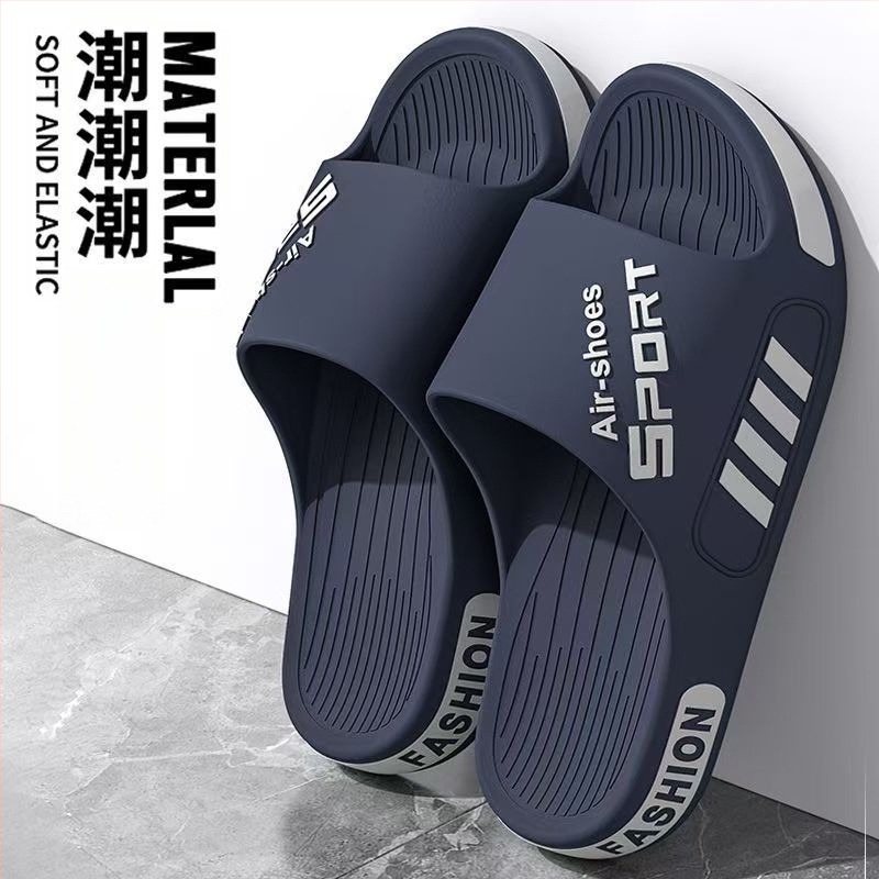 Férfi flip-flop PVC felsőrésszel, EVA talppal, Leisure stílus, injektált talp