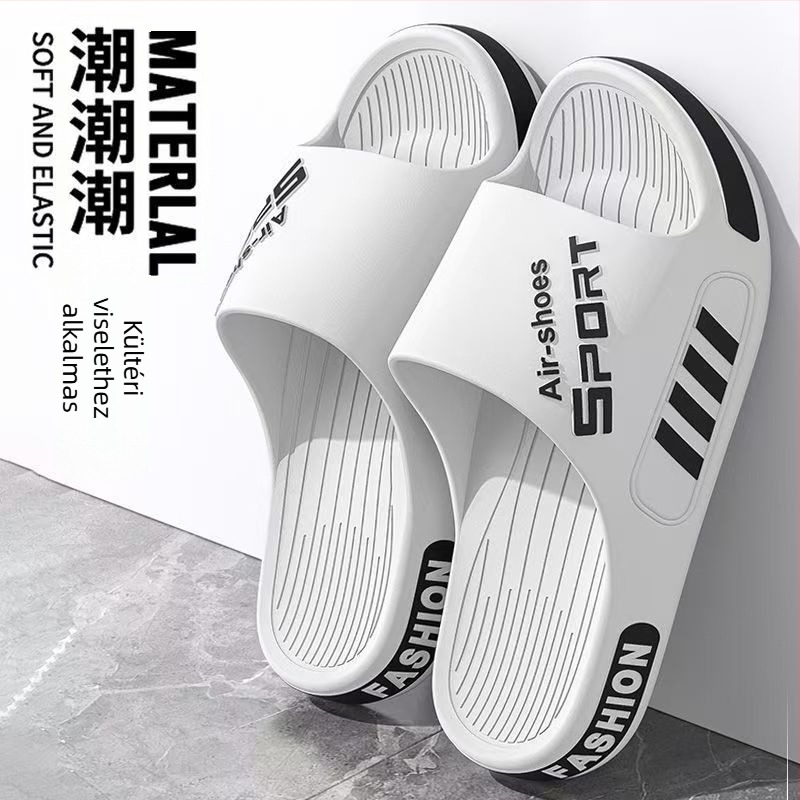 Férfi flip-flop PVC felsőrésszel, EVA talppal, Leisure stílus, injektált talp