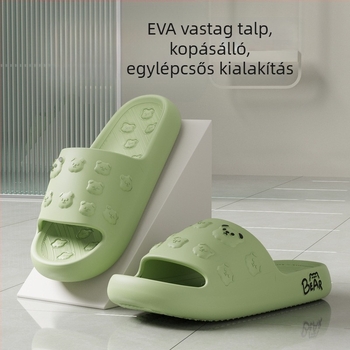 Uniszex EVA beltéri papucsok, puha talppal, csúszásmentes, kopásálló, injektált talppal