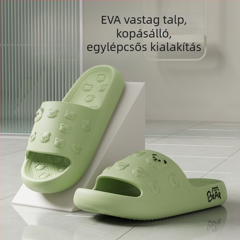 Uniszex EVA beltéri papucsok, puha talppal, csúszásmentes, kopásálló, injektált talppal