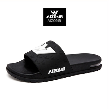 Aizomr EVA férfi flip-flop papucs — nyitott lábujj, légáteresztő, csúszásmentes, EVA felső rész és EVA talp, 3 cm talpmagasság