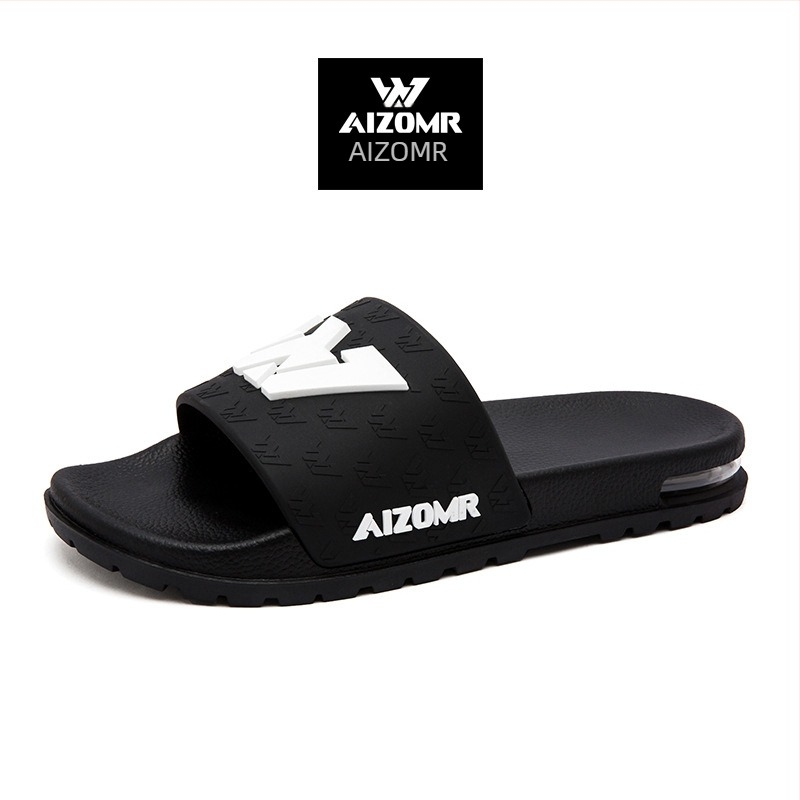 Aizomr EVA férfi flip-flop papucs — nyitott lábujj, légáteresztő, csúszásmentes, EVA felső rész és EVA talp, 3 cm talpmagasság