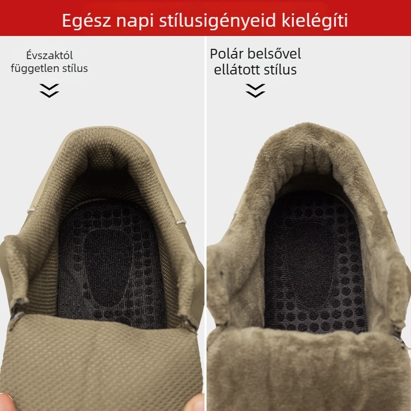 Férfi Martin csizma valódi bőrből, gumírozott talppal, kerek orr, előlről fűzős, alacsony sarok, őszi-téli