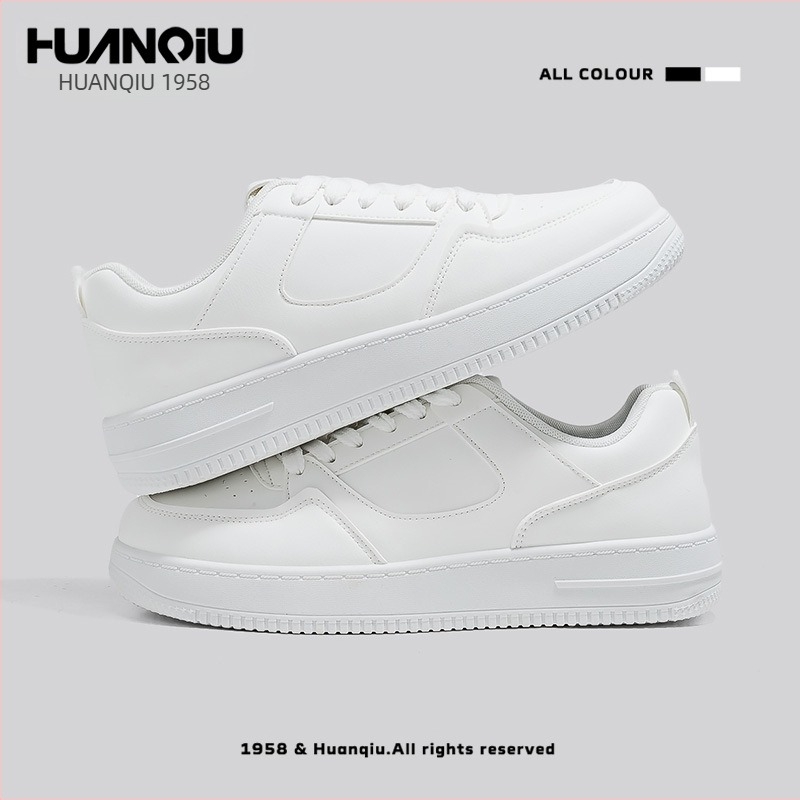 Férfi sneaker – kerek orr, műbőr felsőrész, 3–5 cm magas sarok, PVC talp, EVA talpbetét, mindennapi sportcipő