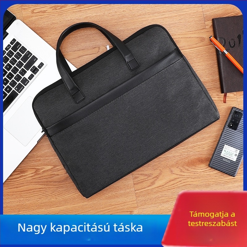 Jin Zhengnuo férfi üzleti aktatáska, vízálló Oxford anyagból, csíkos minta, stílus: üzleti utak, Modell 2102