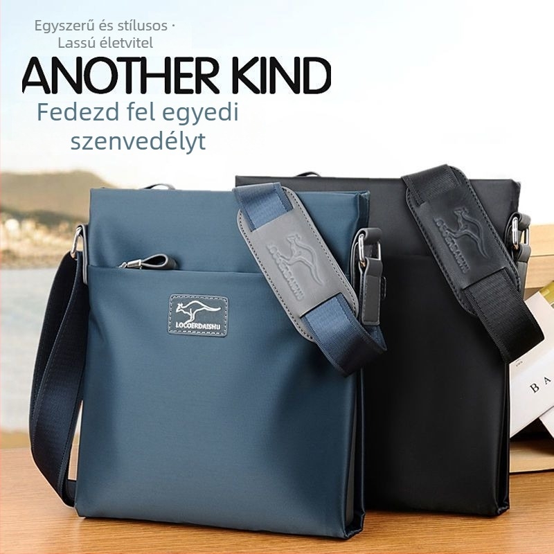 Férfi válltáska — Corduroy, vízálló, bélés: Oxford spinning, alkalmas üzleti utazásokra, 2018 tavaszán bemutatva