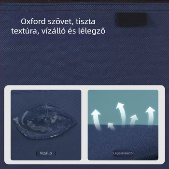 Hordozható Oxford vászon üzleti irattáska cipzárral (Anyag: Oxford vászon; Zárás: cipzár; Forma: hordozható)