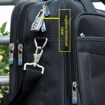 Nagy kapacitású férfi laptop táska 16 hüvelykes laptophoz, üzleti utazásokhoz, keresztpánttal