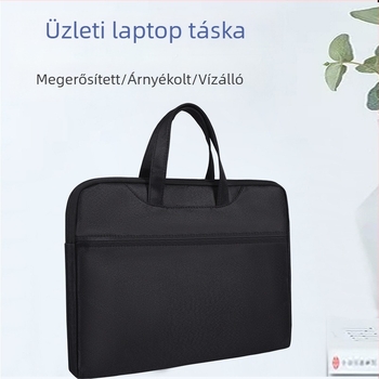 Üzleti férfiaknak szóló dokumentumtáska - Rich 8, vízálló Oxford vászon, cipzár, ferde dizájn (Rich 8; vízálló Oxford vászon; cipzár; ferde dizájn)