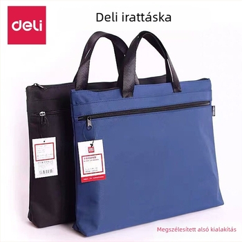 Deli 5845 A4 szövött tároló táska fogantyúval, irat- és dokumentumtáska