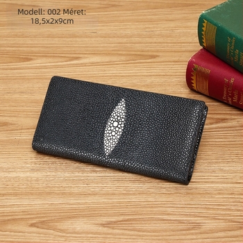 Valódi bőr clutch táska, pearl fish skin textúra, több kártyahely, üzleti elit stílus, 2025 tavaszi megjelenés