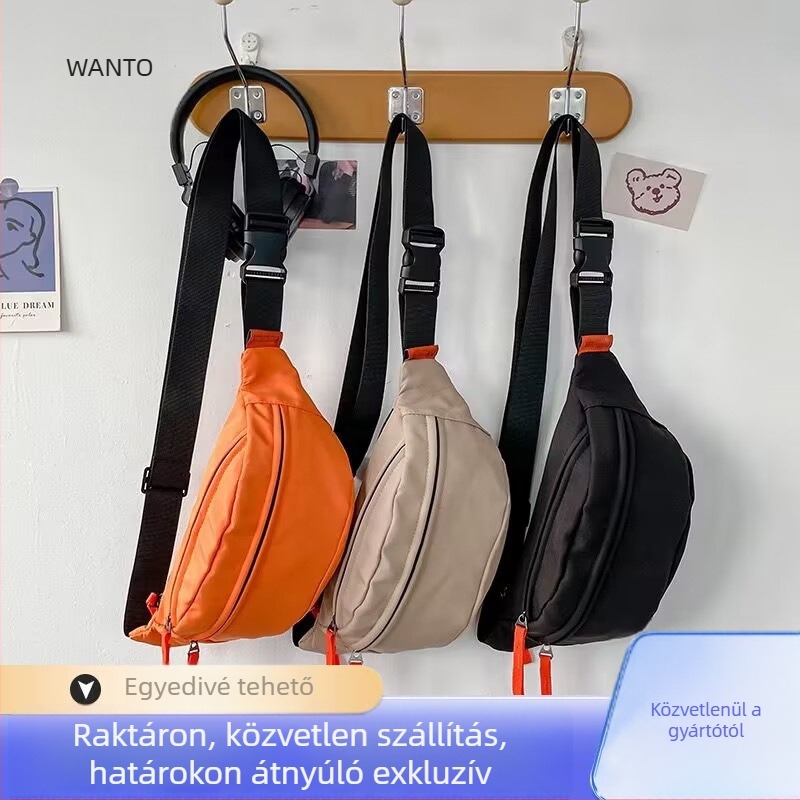 Cloud Crane férfi övtáska – Oxford anyag, egyszínű, lélegző, kopásálló, poliészter bélés, mindennapi használatra