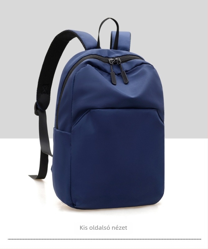 Uniszex keresztpántos hátizsák laptop rekesszel, Oxford anyag, kapacitás 20 L alatt, poliészter bélés, ívelt vállpántok