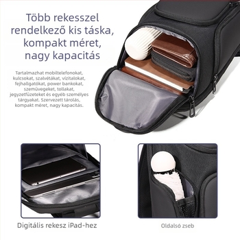 Vanrien Férfi mellény táska – Üzleti utazás, Oxford anyag, Légáteresztő dizájn