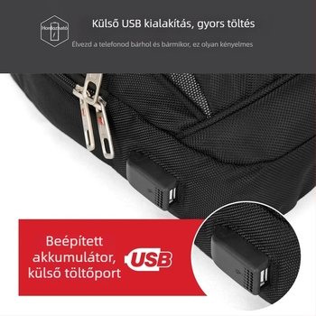 Férfi mellkas táska, Oxford anyag, kopásálló, egyszínű, poliészter bélés, uniszex stílus, férfiaknak, 2021 tél kiadás