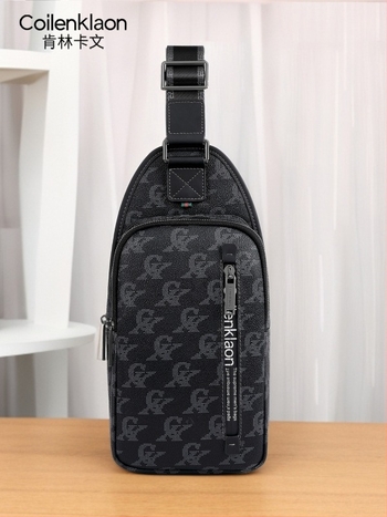 Férfi mellkas táska - street fashion, PVC anyag, Coilenklaon márka, crossbody dizájn, szabadidős utazásokhoz