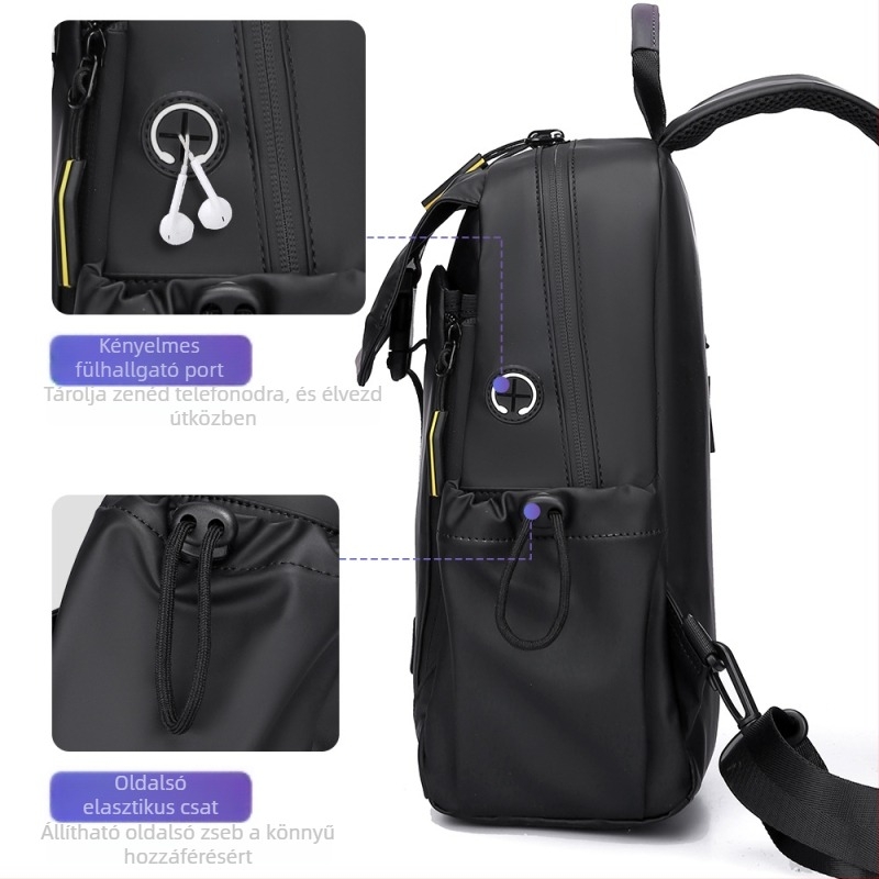 Férfi mellkas táska - Nylon, Vízálló, Ultra könnyű, Légáteresztő, Nagy kapacitás