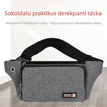 Férfi mellkas táska, Oxford anyag, vízálló és kopásálló, poliészter bélés, mindennapi használatra