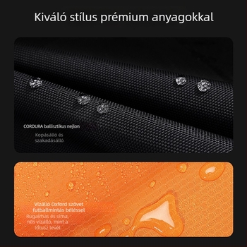 Bubm Férfi Oldaltáska – Casual Stílus, Anyag: 1050D Cordura Invista Ballistic Nylon, Vízálló és Kopásálló, Belső: Oxford Szövet Futball Mintával
