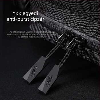 Bubm Férfi Oldaltáska – Casual Stílus, Anyag: 1050D Cordura Invista Ballistic Nylon, Vízálló és Kopásálló, Belső: Oxford Szövet Futball Mintával