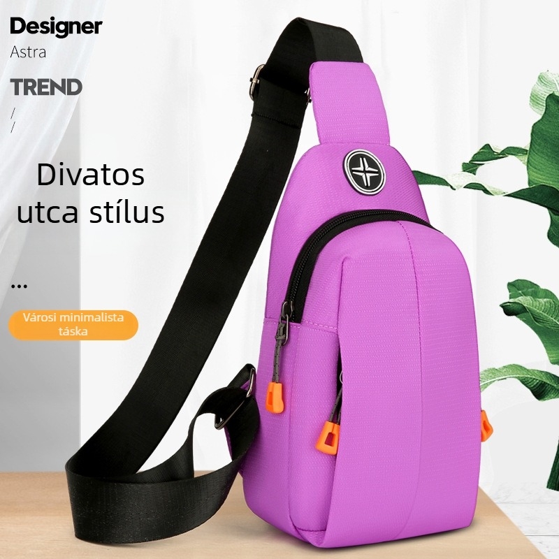 Unisex Chest Bag – Városi minimalizmus, Poliészter, Kopásálló, Szabadidős utazásokhoz