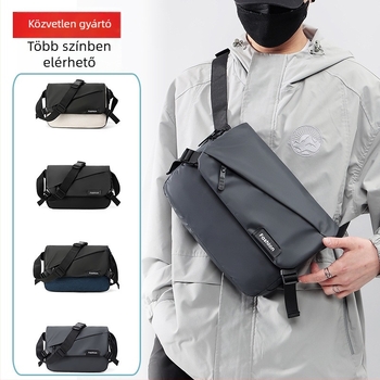 Férfi keresztpántos táska - nylonból, lélegző és ultrakönnyű, poliészter bélés, szabadidős utazásokhoz (Tavasz 2025)