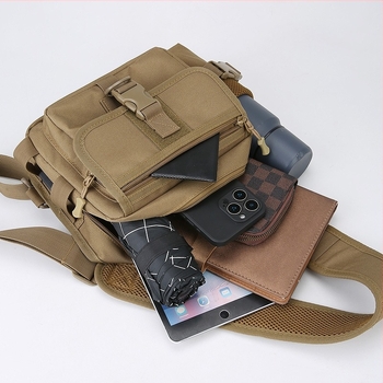 Férfi mellkas táska — Oxford anyag, vízálló, kopásálló, poliészter bélés