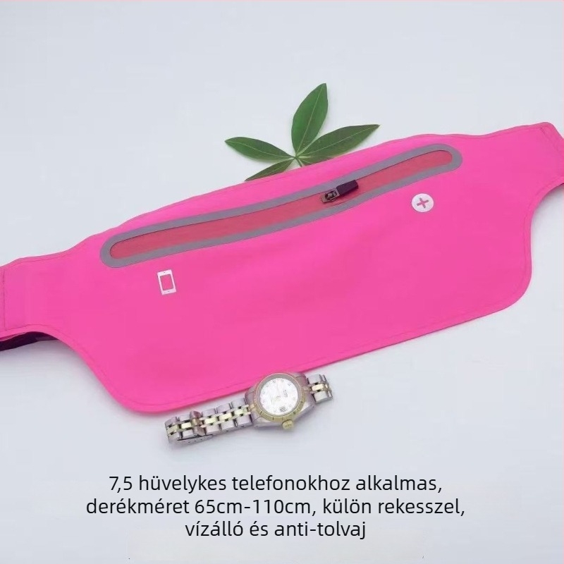 Nylon sportövtáska, lopás elleni védelemmel, könnyű, vízálló, uniszex