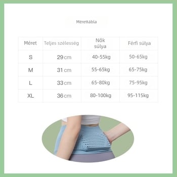 Futó deréköv – Uniszex, lélegző varrat nélküli kötött anyag, poliészter, kültéri sportokra, street fashion (egyszínű)