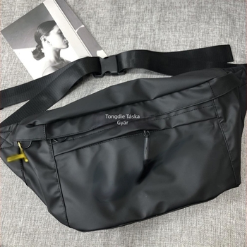 Férfi övtáska street-stílusú PU bőr, crossbody egy vállon, modell N60, nylon bélés