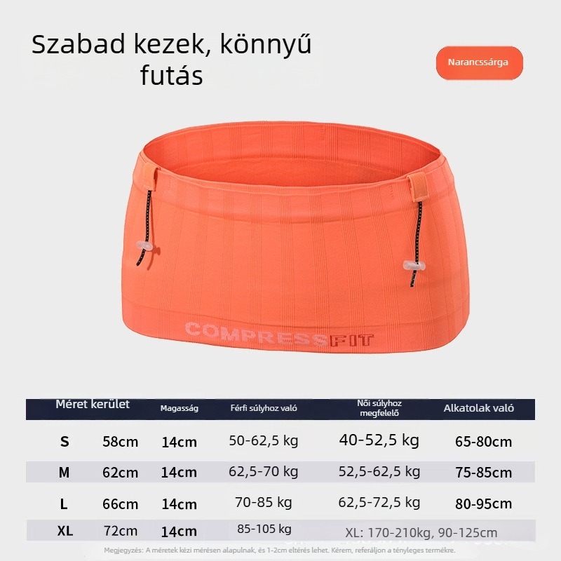 NIPING Férfi sport deréktáska – Nagy kapacitású nylon, telefon és kulcsok számára, lélegző, ultrakönnyű, antibakteriális, kopásálló, kültéri használatra