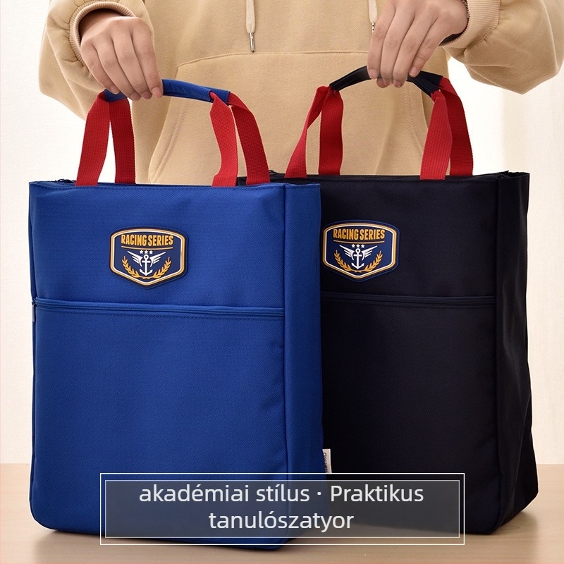 Diák tote táska könyvekhez | Deli márka, cipzár-stílus, űrlény-formájú, 0.4 kg, anyagvastagság 28 mm