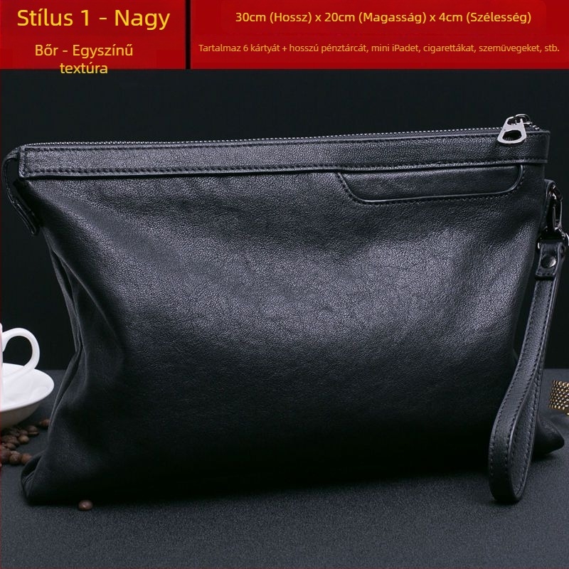 Férfi Corduroy kézitáska 8 inch tablet zsebbel, Qinlang, báránybőr béléssel, üzleti útra
