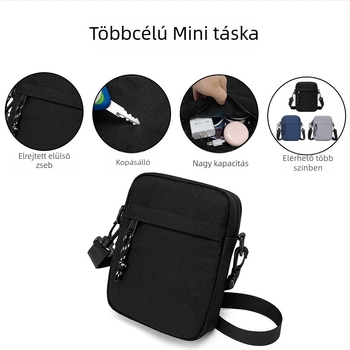 Férfi crossbody táska Mikanu, Oxford anyagból, vízálló, üzleti utazásokhoz