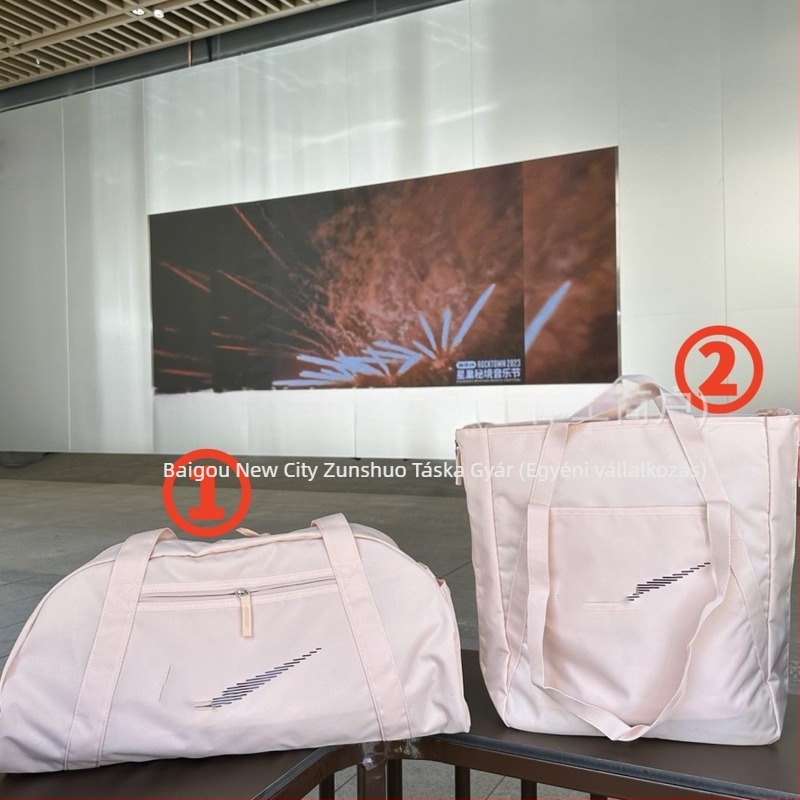 Uniszex nylon utazó- és edzőtáska, bővíthető kapacitás 36-55L, váll/crossbody pánt, poliészter bélés