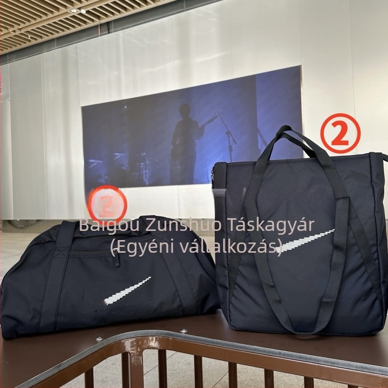 Uniszex nylon utazó- és edzőtáska, bővíthető kapacitás 36-55L, váll/crossbody pánt, poliészter bélés