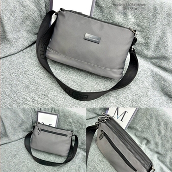 Baisitu Férfi Válltáska Oxford Anyagból — vízálló, ultra-könnyű, bővíthető, mindennapi használatra