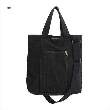 Férfi vászon crossbody táska — vászon anyag, egyszínű minta, Canvas Crossbody Tote, Rui Camp