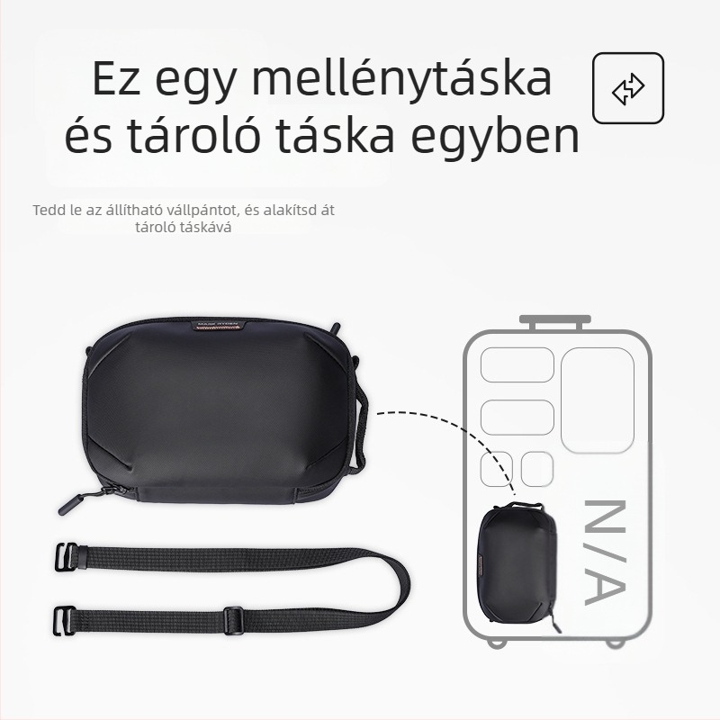 Férfi crossbody táska, városi egyszerű stílus, Oxford anyag, kopásállóság, mintázat: solid, Márka MARK RYDEN/Marco Leyden