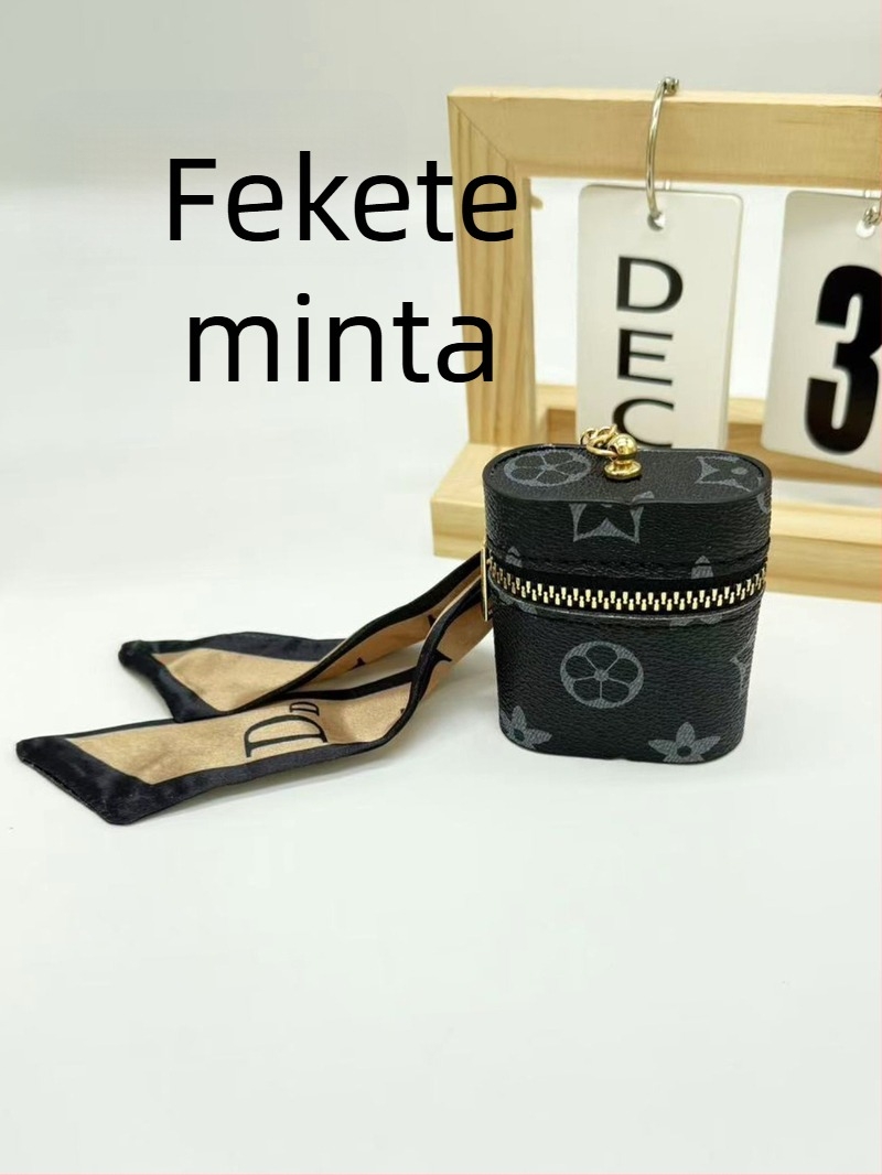Mini PU pénztárca medállal nőknek, mindennapi használatra, 2025 tavasz