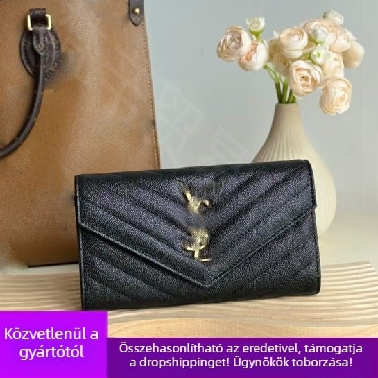 Cardtartó láncos táska, top-grain marhabőr, plaid mintázat, városi minimalist stílus, poliészter bélés, vízálló és lopás elleni