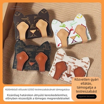 PU bőr kártyatartó és érme zseb rajzfilm mintával, nőknek