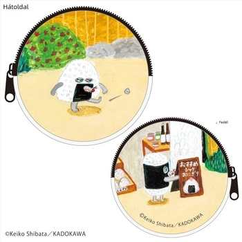 PU anyagú érmés táska, vízálló, anime karikatúra mintával, uniszex.