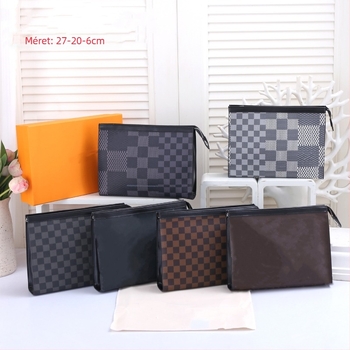 Férfi PU clutch táska poliészter béléssel, tavasz 2024 kiadás, mindennapi használatra