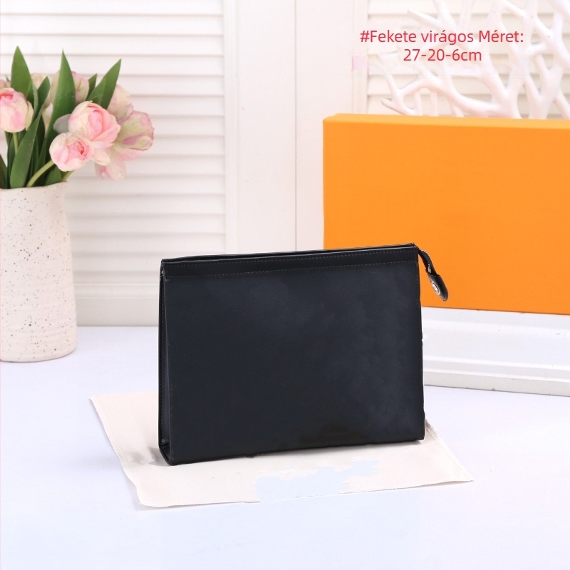 Férfi PU clutch táska poliészter béléssel, tavasz 2024 kiadás, mindennapi használatra